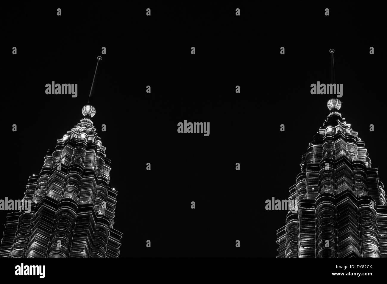Menara petronas Black and White Stock Photos & Images - Alamy