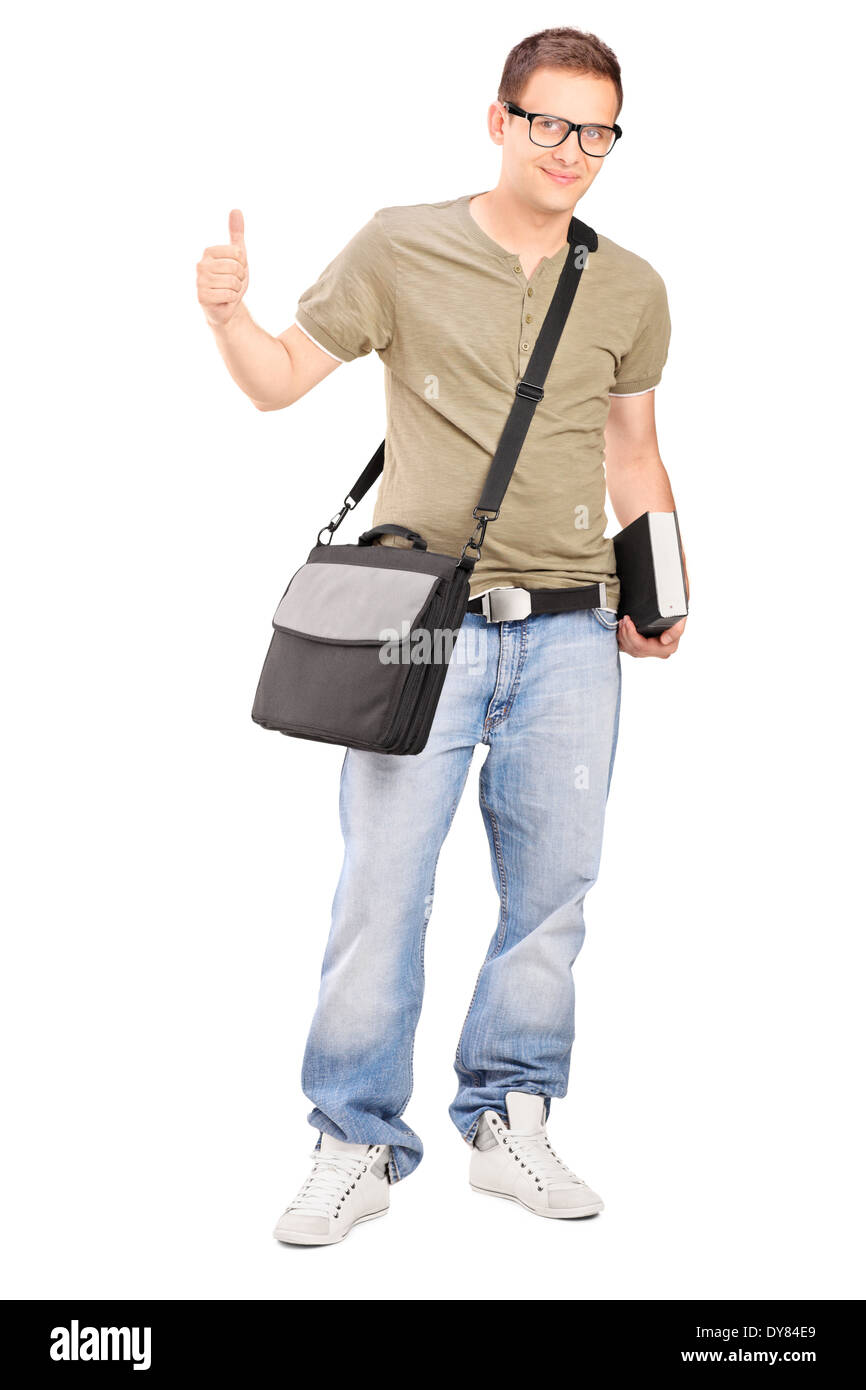Full length pleased young Cut Out Stock Images Pictures Alamy