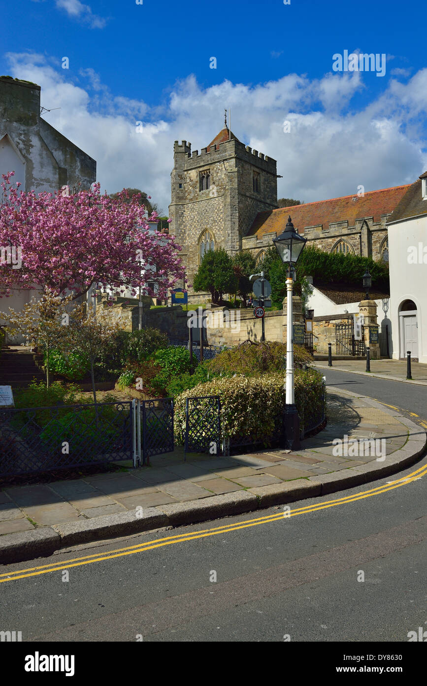 St Clements Church. Old town Hastings Stock Photo Alamy