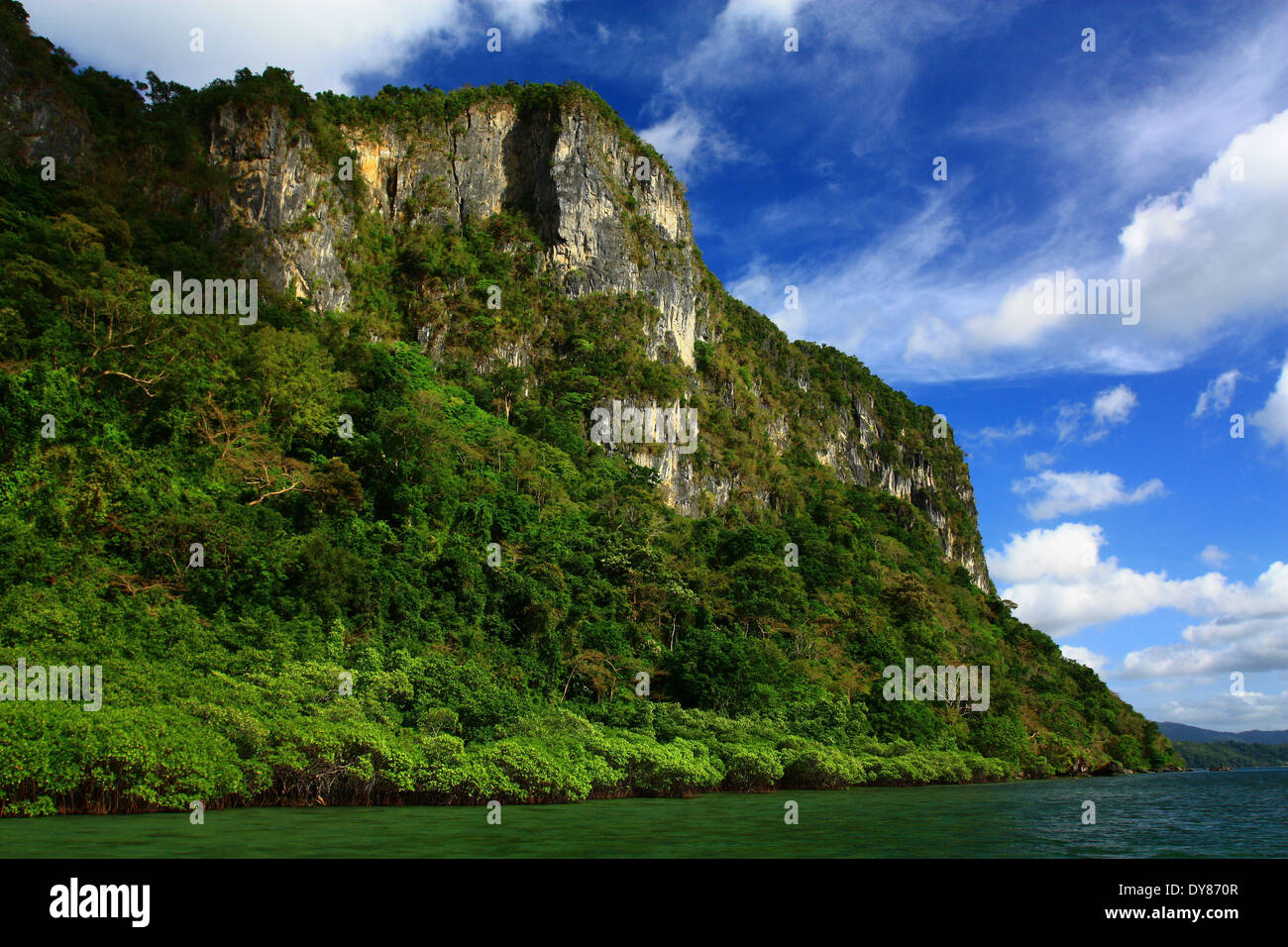 Landscape of El Nido, Palawan, the Philippines Stock Photo