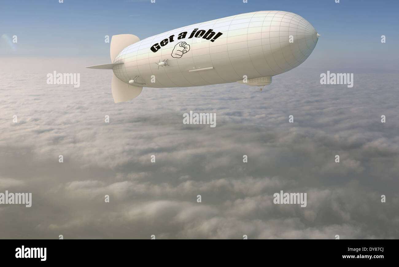 Download White Blimp In Blue Sky High Resolution Stock Photography And Images Alamy
