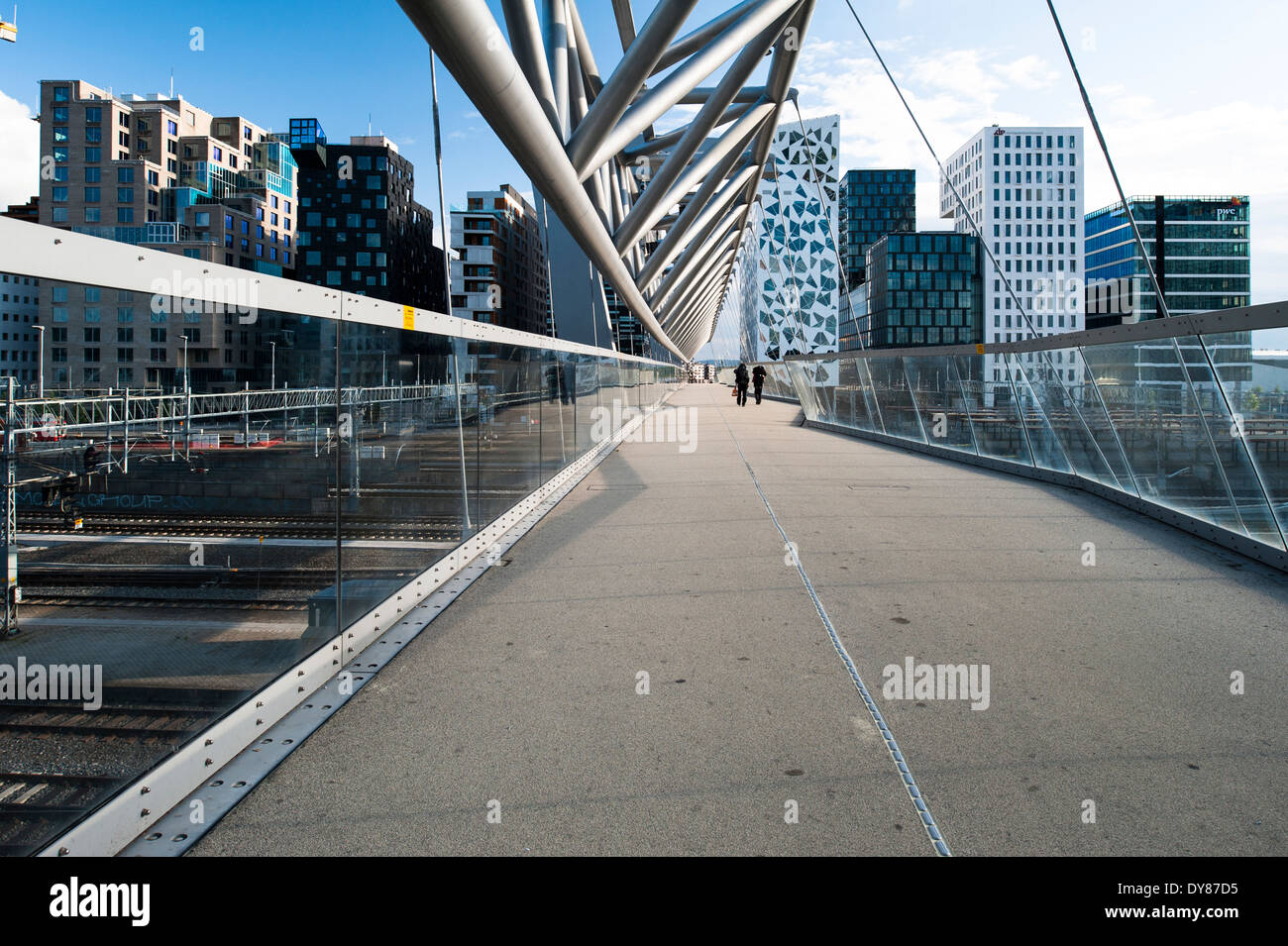 Modern offices and apartments, Oslo, Norway Stock Photo