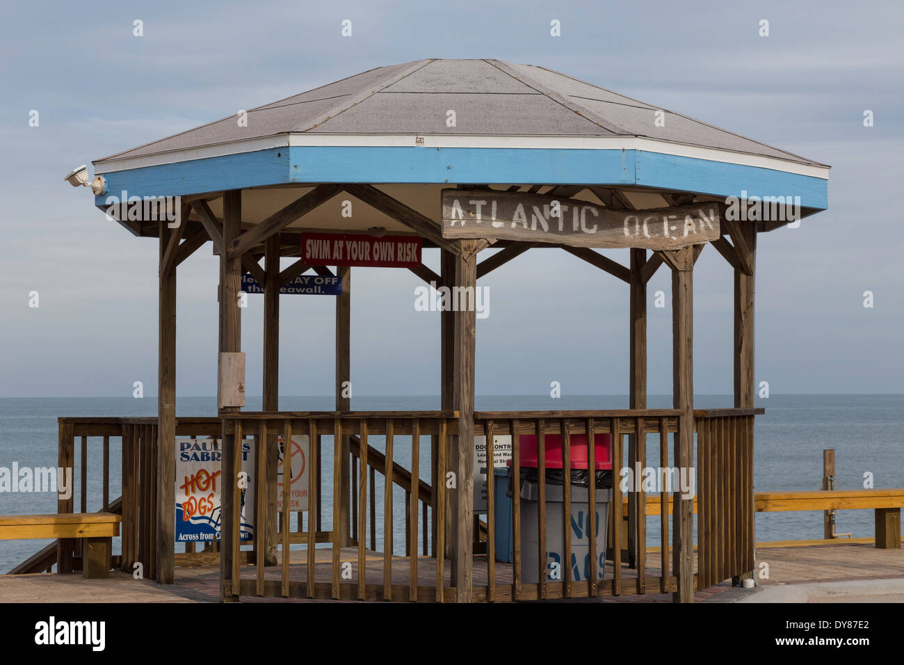 Gazebo at the Atlantic Ocean Beach, RV and Trailer Campground, Flagler