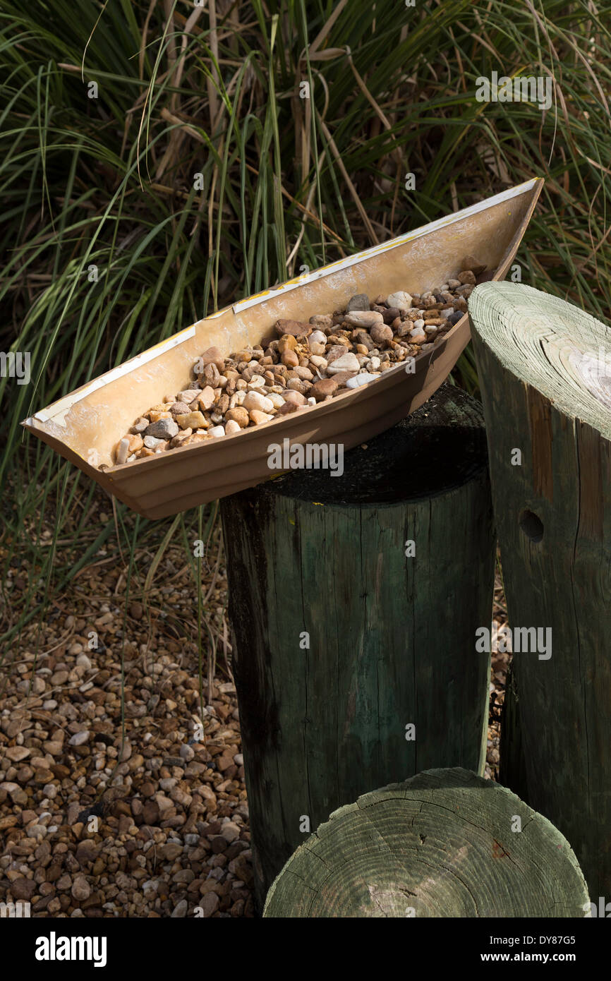 Decorative Canoe Wooden Sculpture Fl Usa Stock Photo 68408373