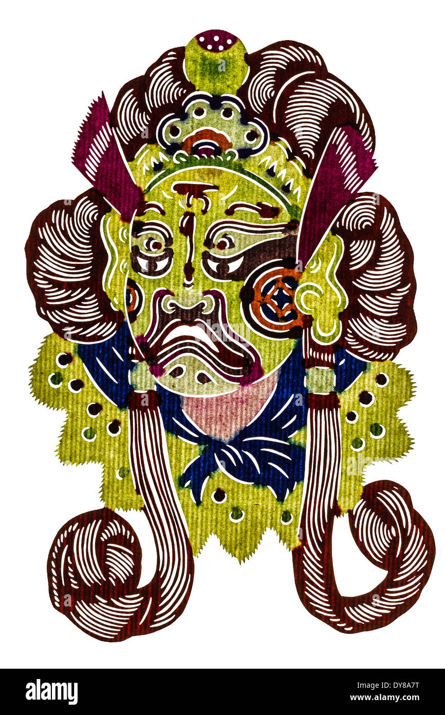 Chinese tradition opera mask, isolated on white background Stock Photo ...