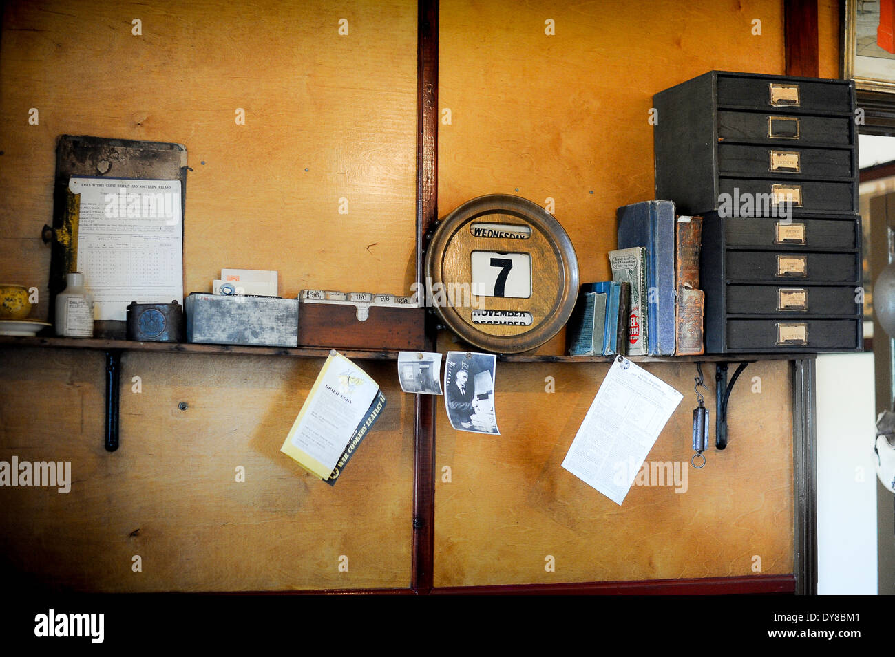 Retro office equipment Stock Photo Alamy