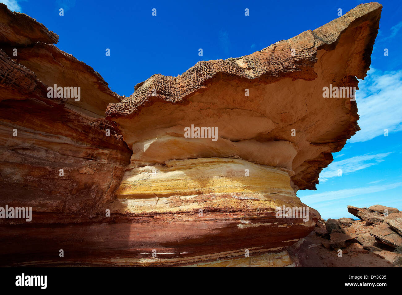 Australia, cliff, rock, Kalbarri, national park, Western Australia, cliff formation, Stock Photo
