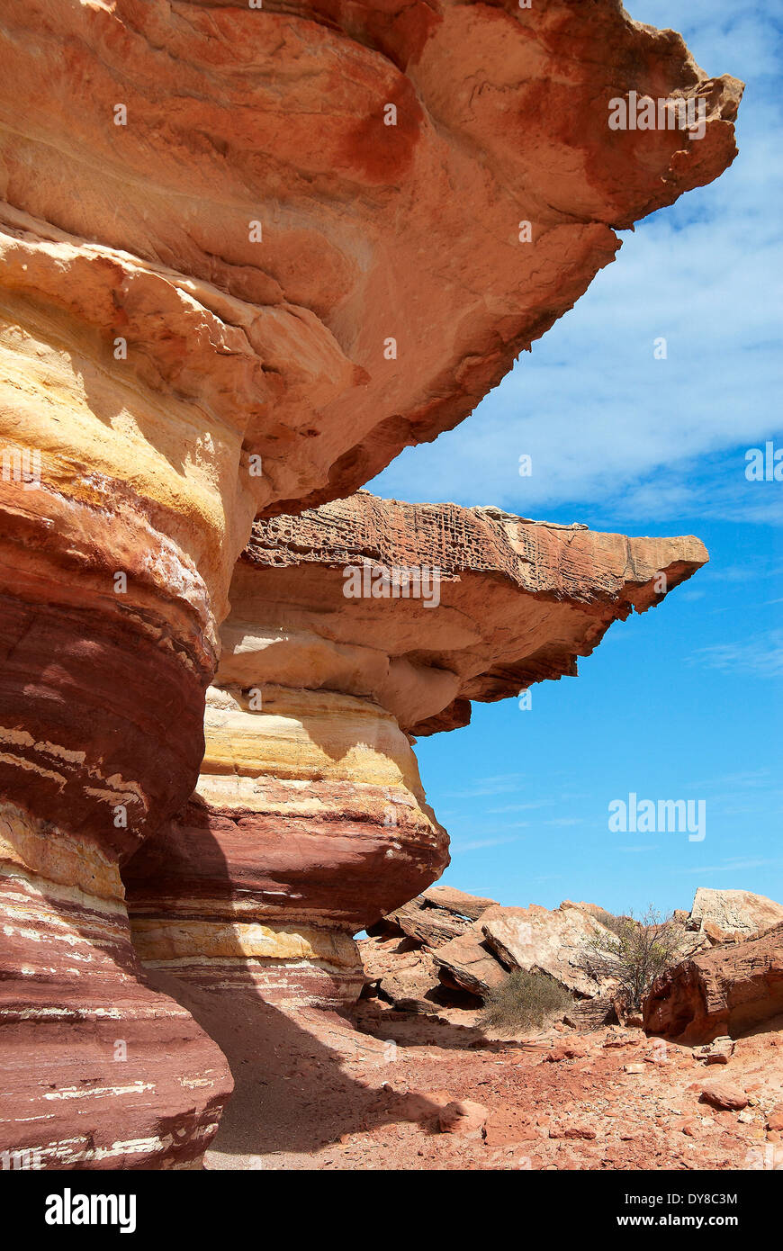 Australia, cliff, rock, Kalbarri, national park, Western Australia, cliff formation, Stock Photo