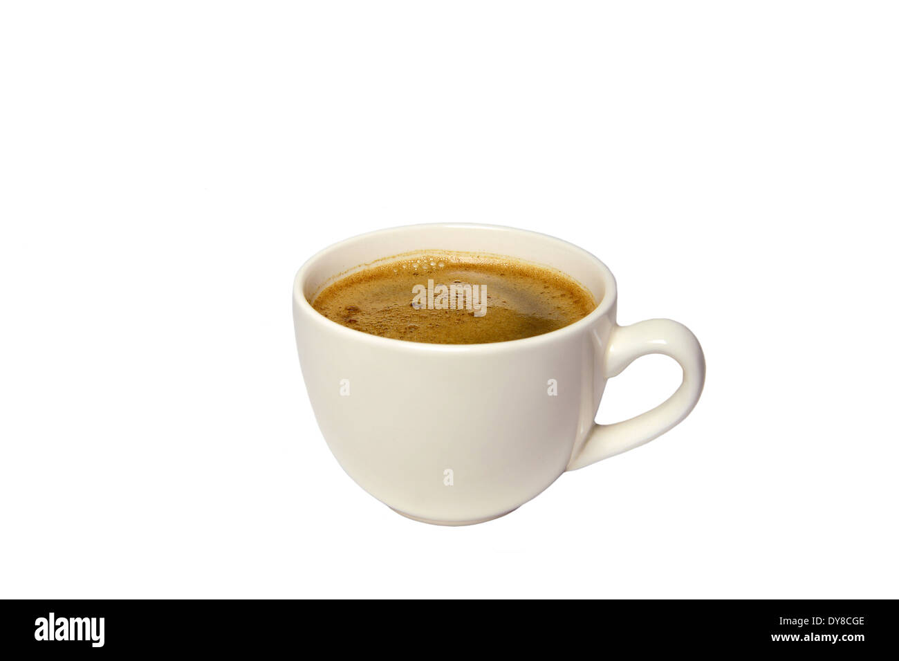 cup of coffee isolated on white background Stock Photo - Alamy