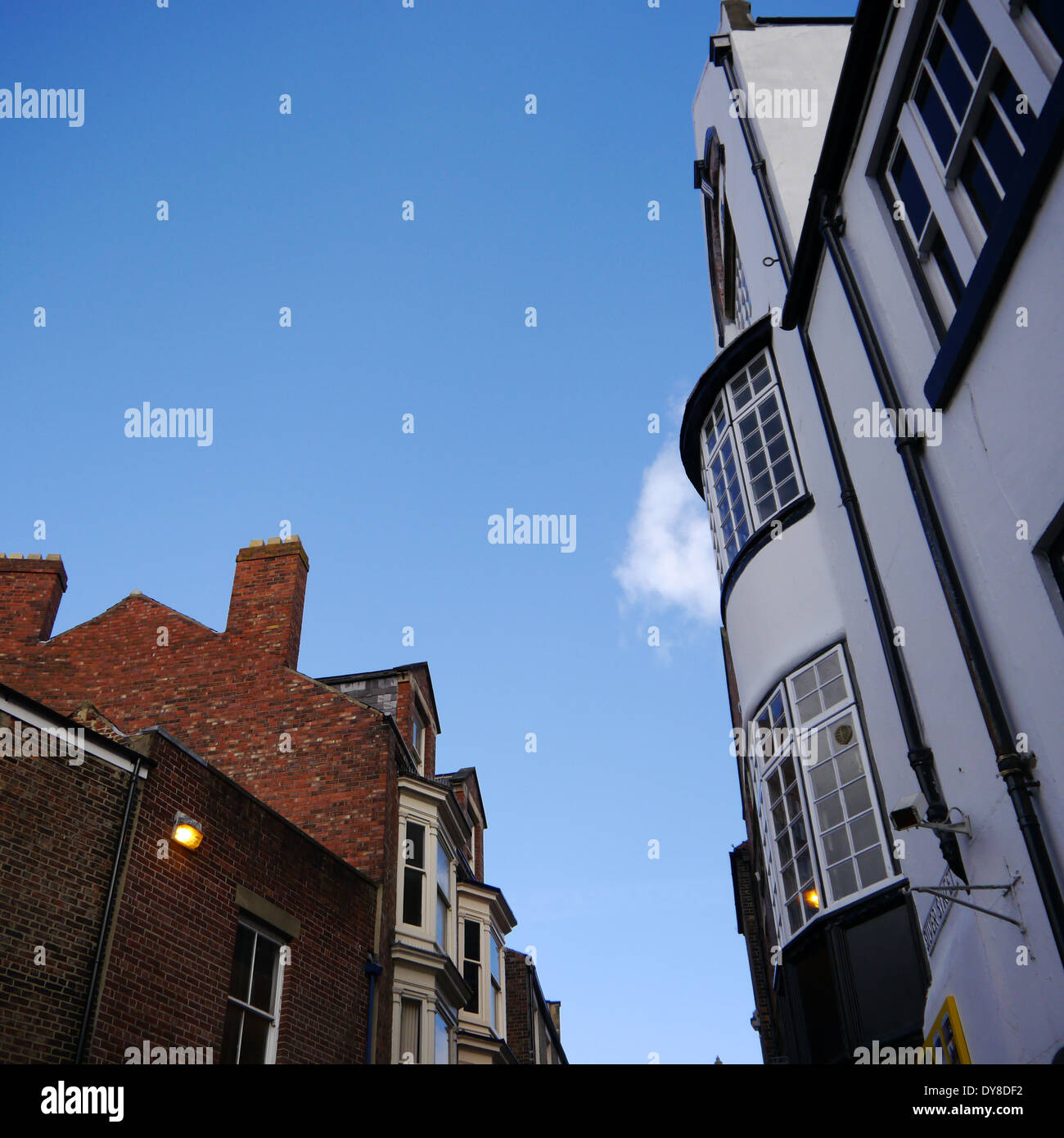 Residential and commercial property Durham City architecture Stock