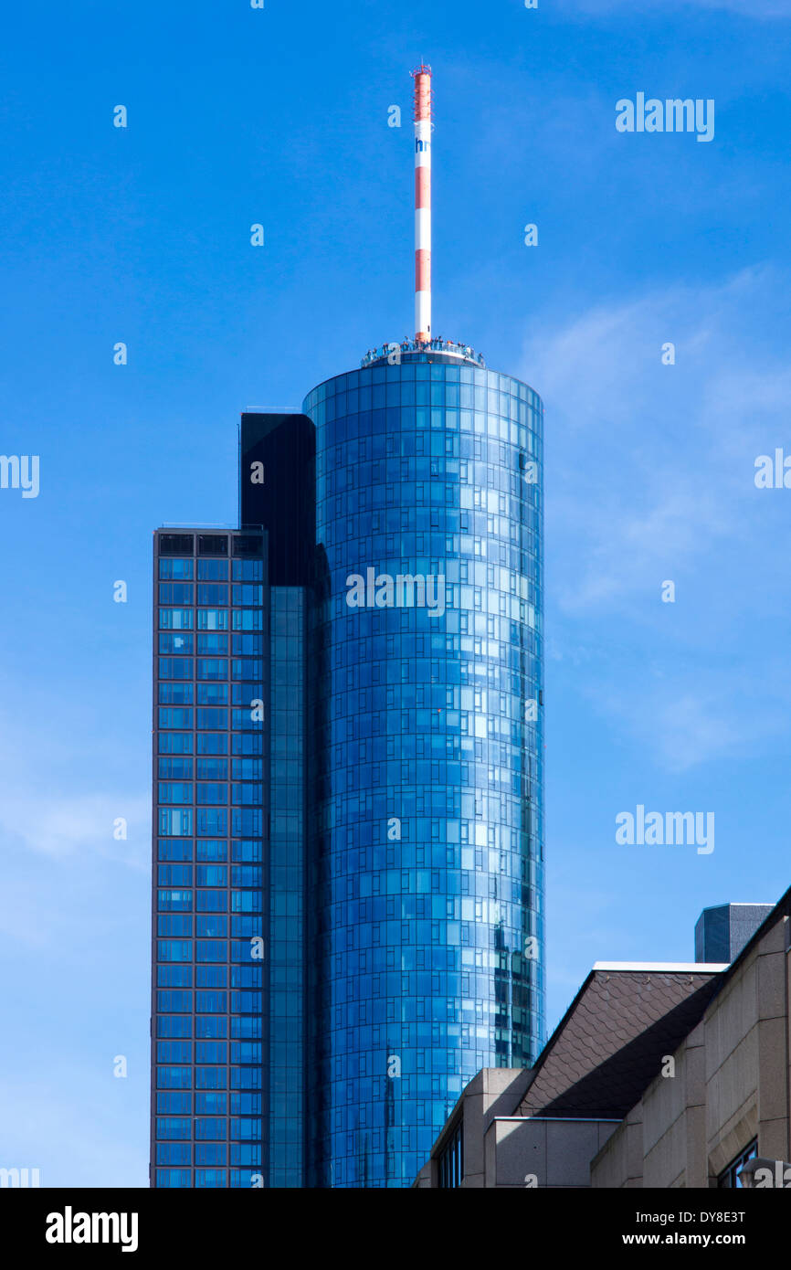 main tower, frankfurt am main, hessia, germany, europe Stock Photo