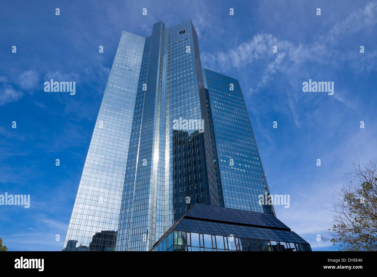 office building of the deutsche bank, frankfurt am main, hessia, germany, europe Stock Photo