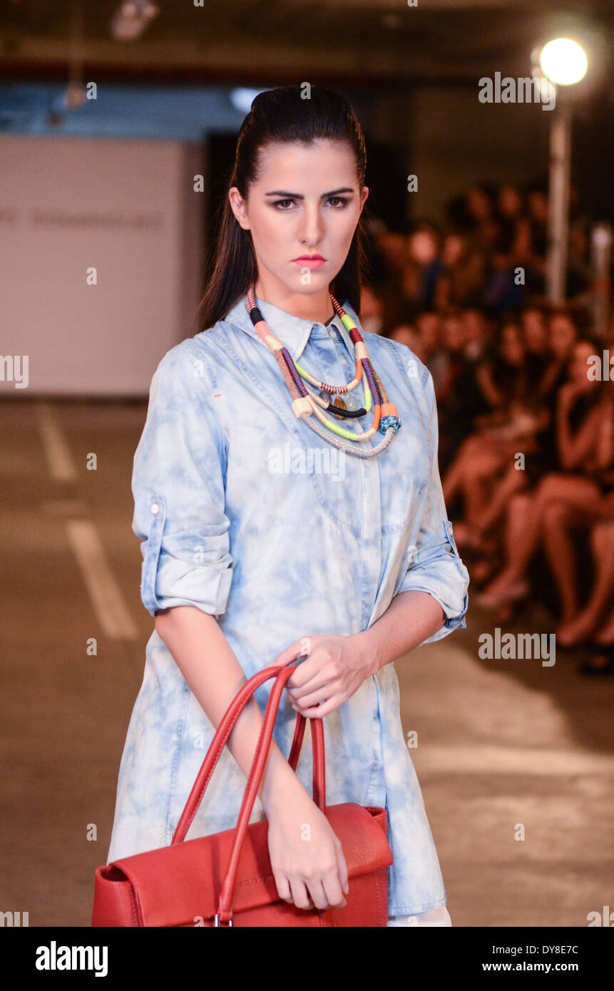 Adolfo Dominguez Spring-Summer collection runway Stock Photo - Alamy