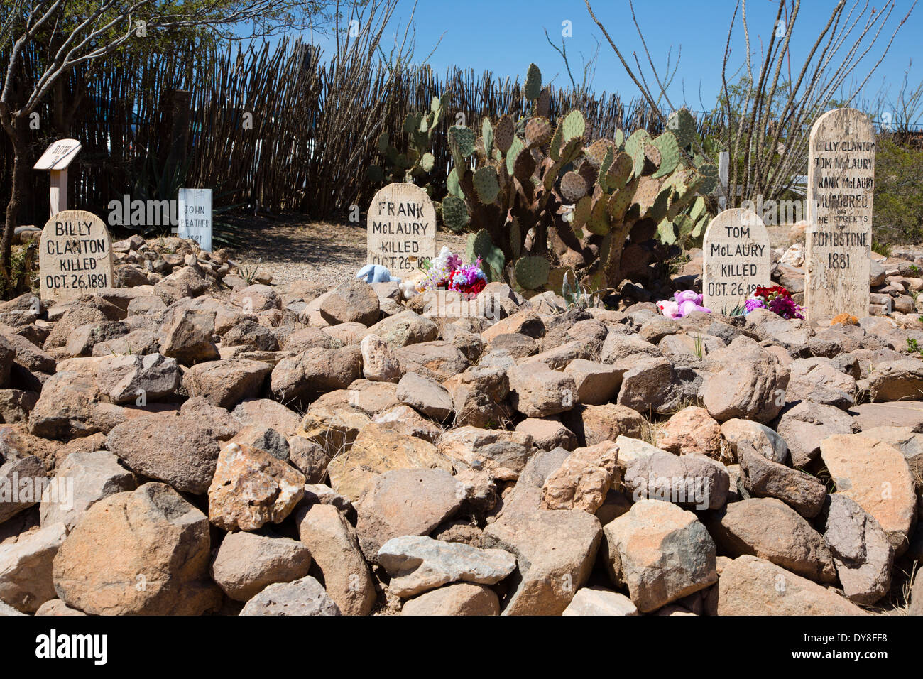 USA, Arizona, Tombstone, Boothill Graveyard Stock Photo - Alamy