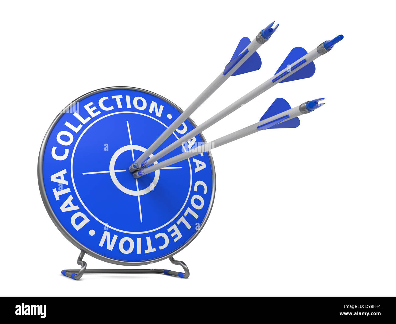 Data Collection Concept - Hit Target Stock Photo - Alamy