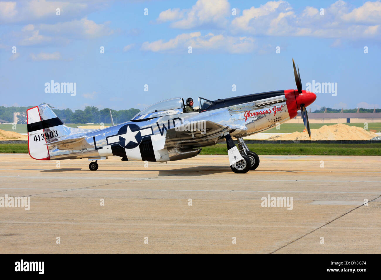 P51D Mustang "Glamorous Gal", at the Andrews Air Force Base Air Show Stock Photo Alamy