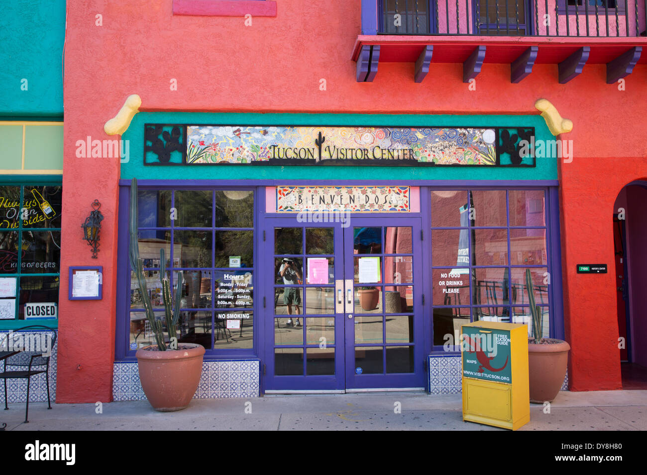 USA, Arizona, Tucson, La Placita Village with Tucson Visitor Center