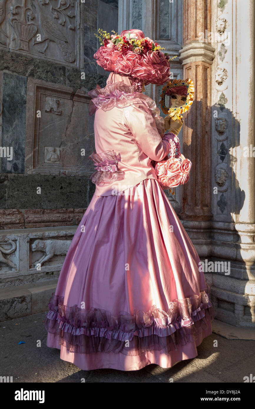 Venice carnival sun costume hi-res stock photography and images - Alamy
