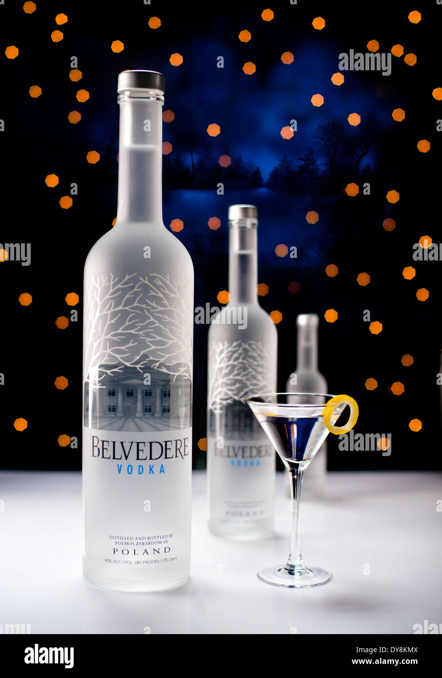 Vodka bottle belvedere hi-res stock photography and images - Alamy