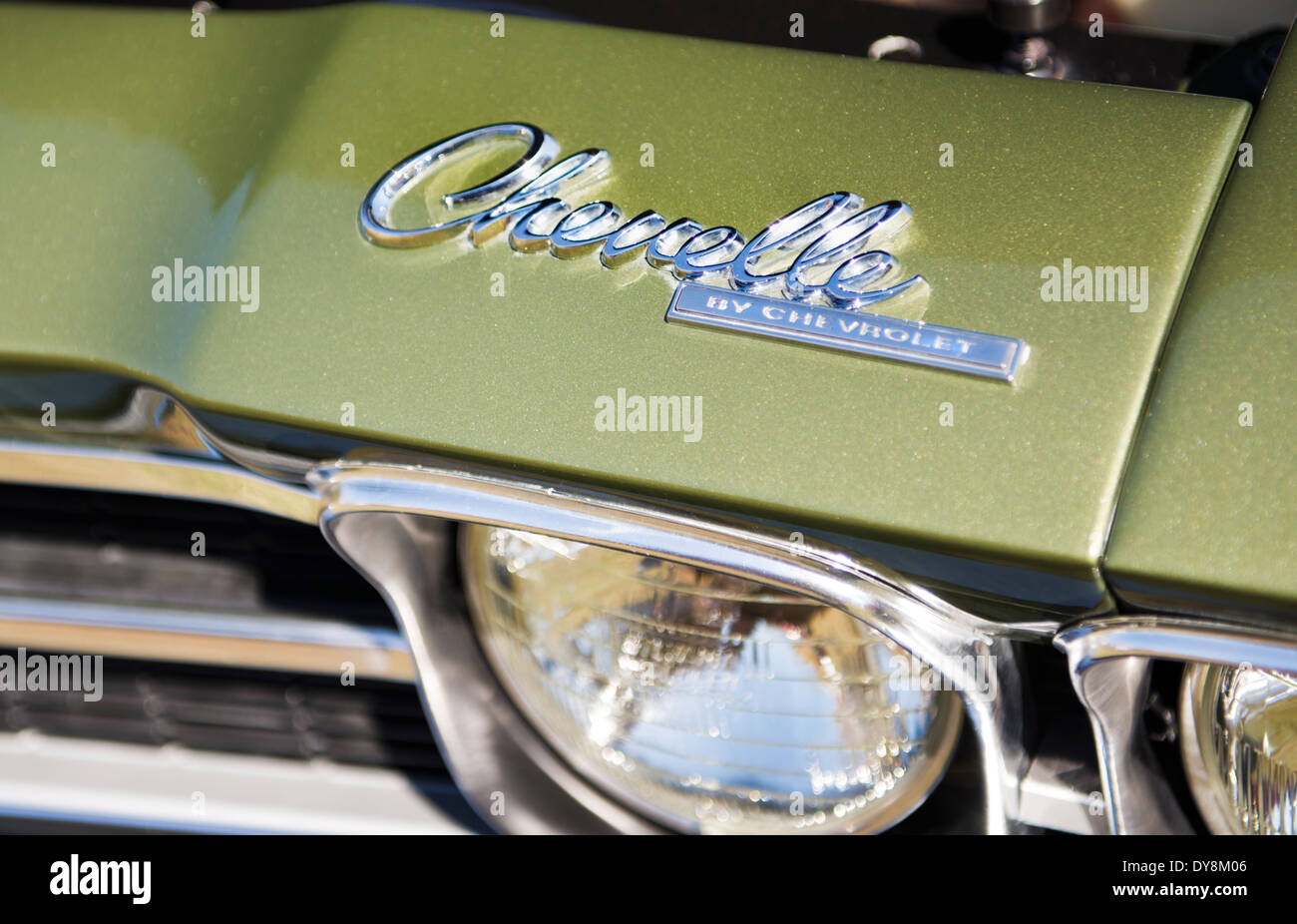 Chevrolet Chevelle emblem Stock Photo