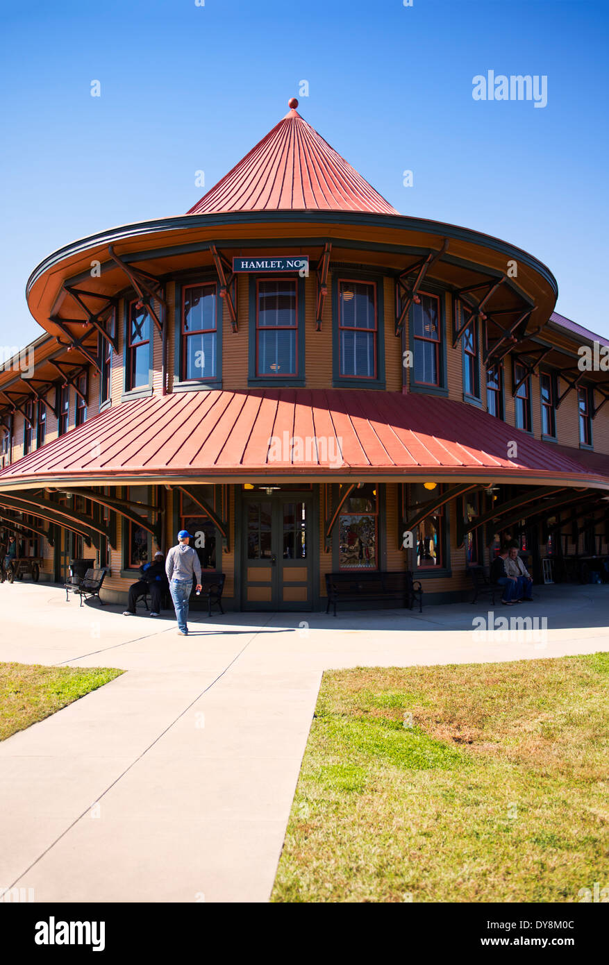 Hamlet North Carolina Train Station Stock Photo Alamy