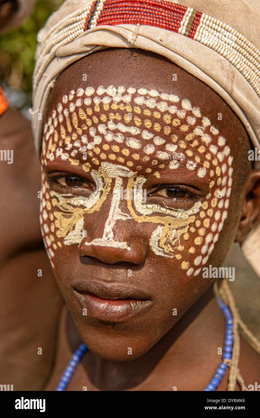 Boy Of The Arbore Tribe In The Lower Omo Valley Of Ethiopia Stock Photo boy-of-the-arbore-tribe-in-the-lower-omo-valley-of-ethiopia-stock-photo