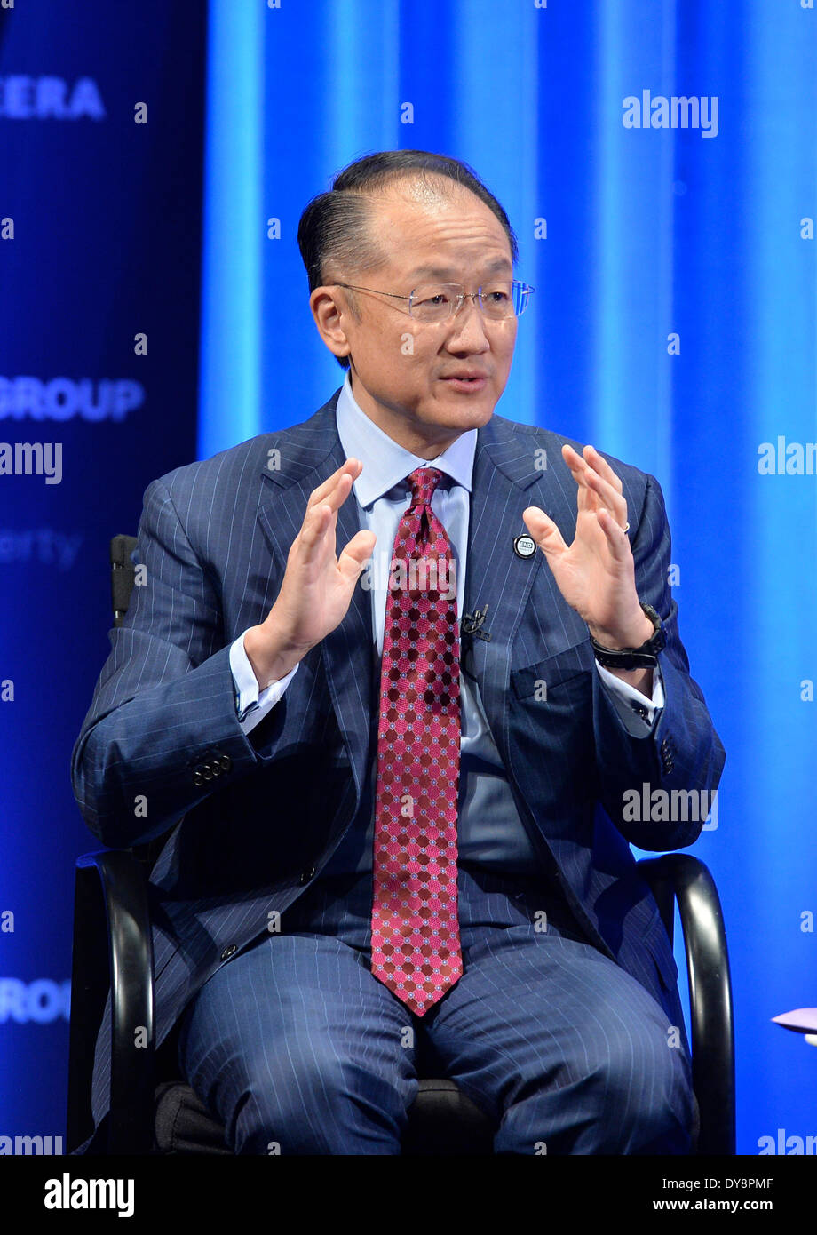 Washington, USA. 9th Apr, 2014. World Bank President Jim Yong Kim ...