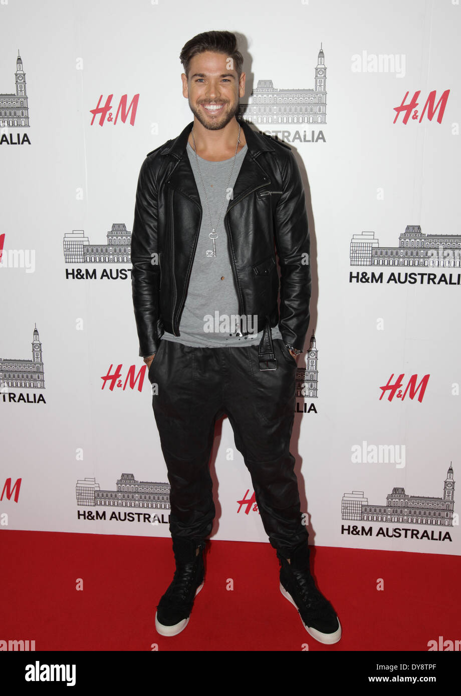 Didier Cohen at the H&M store opening in Melbourne, April 3, 2014. Stock Photo