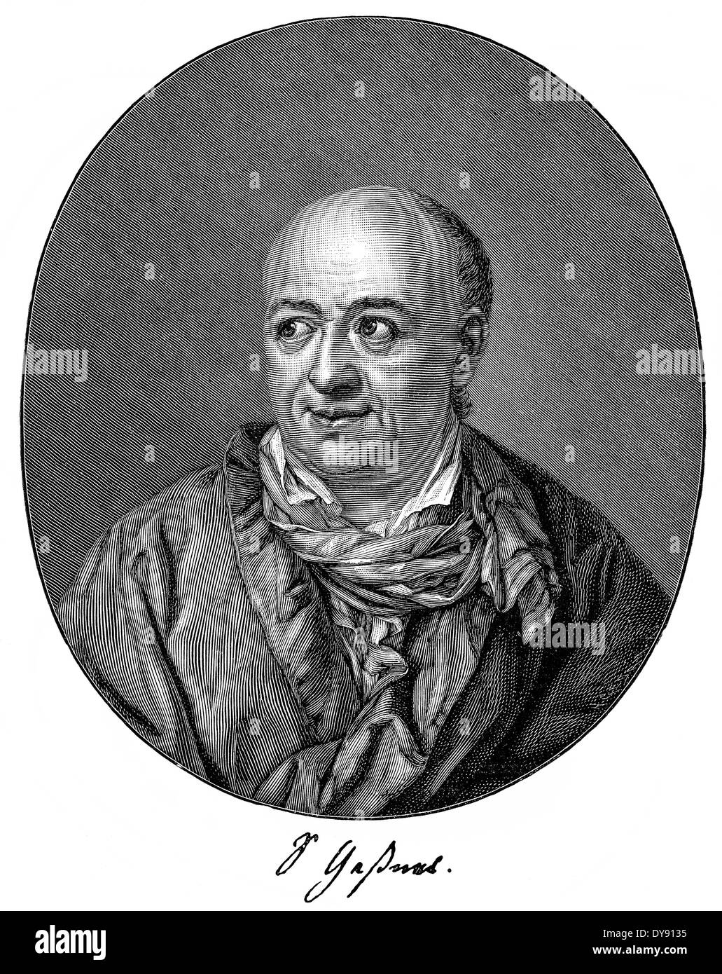 Salomon Gessner, 1730 - 1788, a Swiss poet, painter and graphic artist, Stock Photo