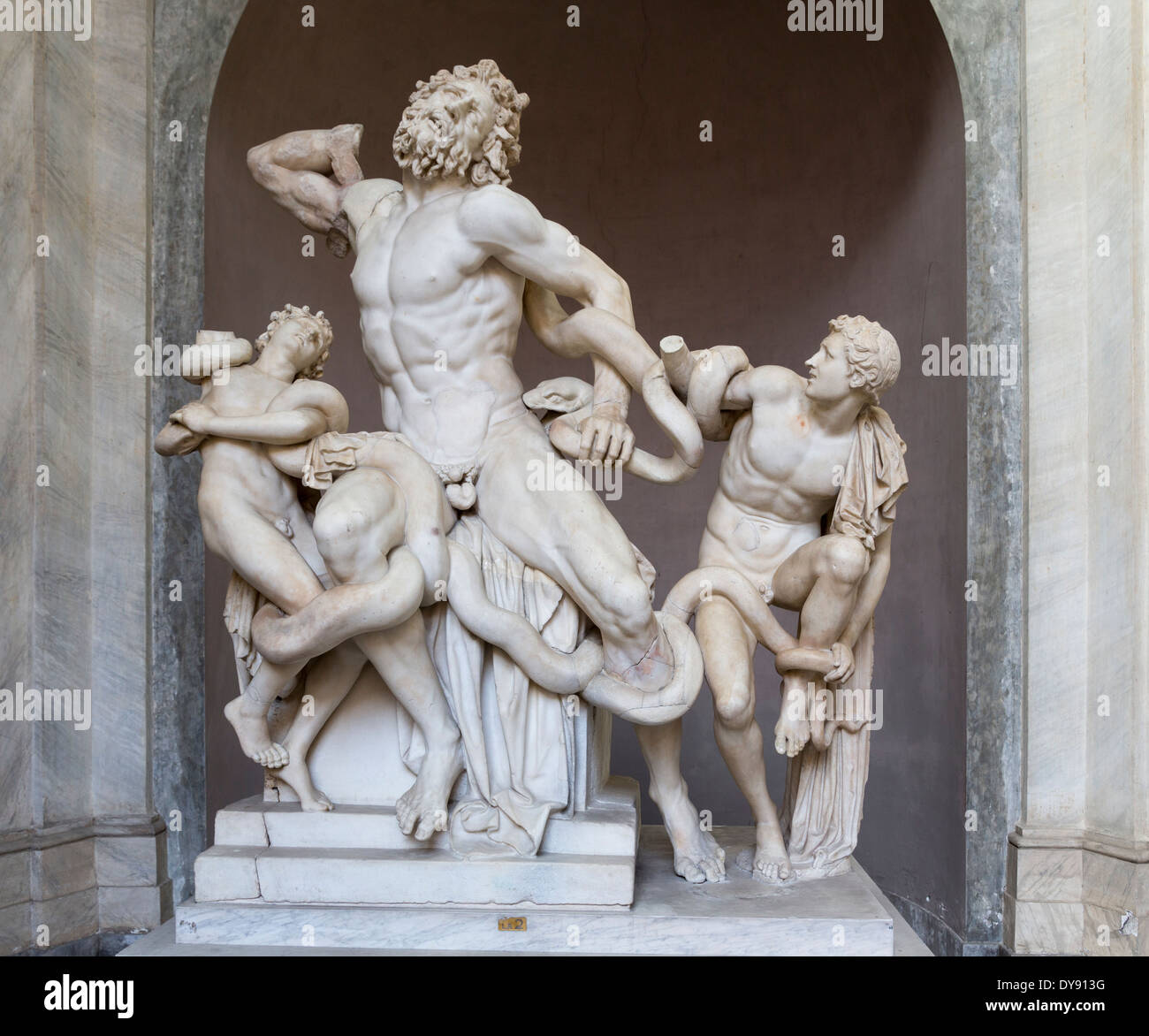 Laocoön and His Sons, Vatican Museum, Rome, Italy Stock Photo