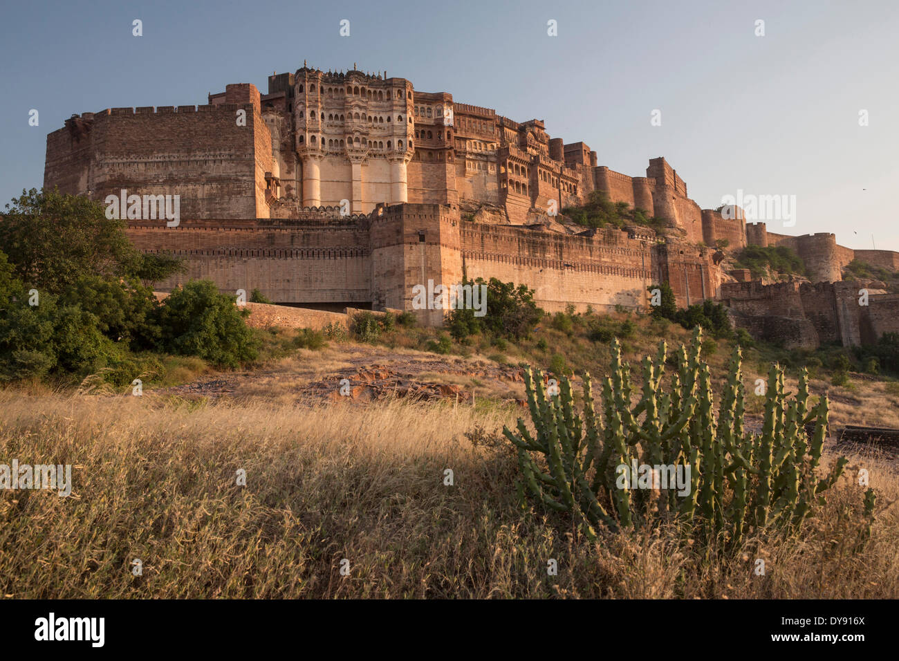 Meherangarth, fort, Jodhpur, Rajasthan, Asia, India, castle, Stock Photo