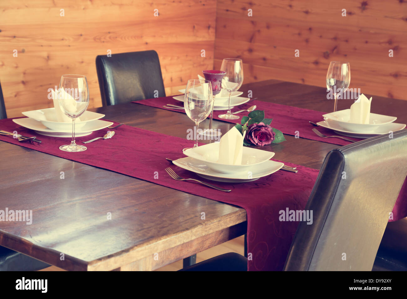 Table for four hi-res stock photography and images - Alamy