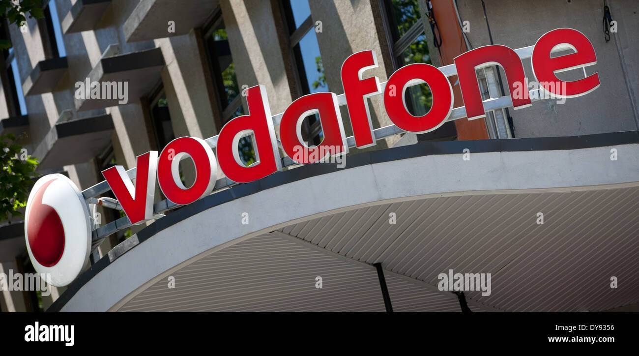 Vodafone store, Melbourne, Australia Stock Photo