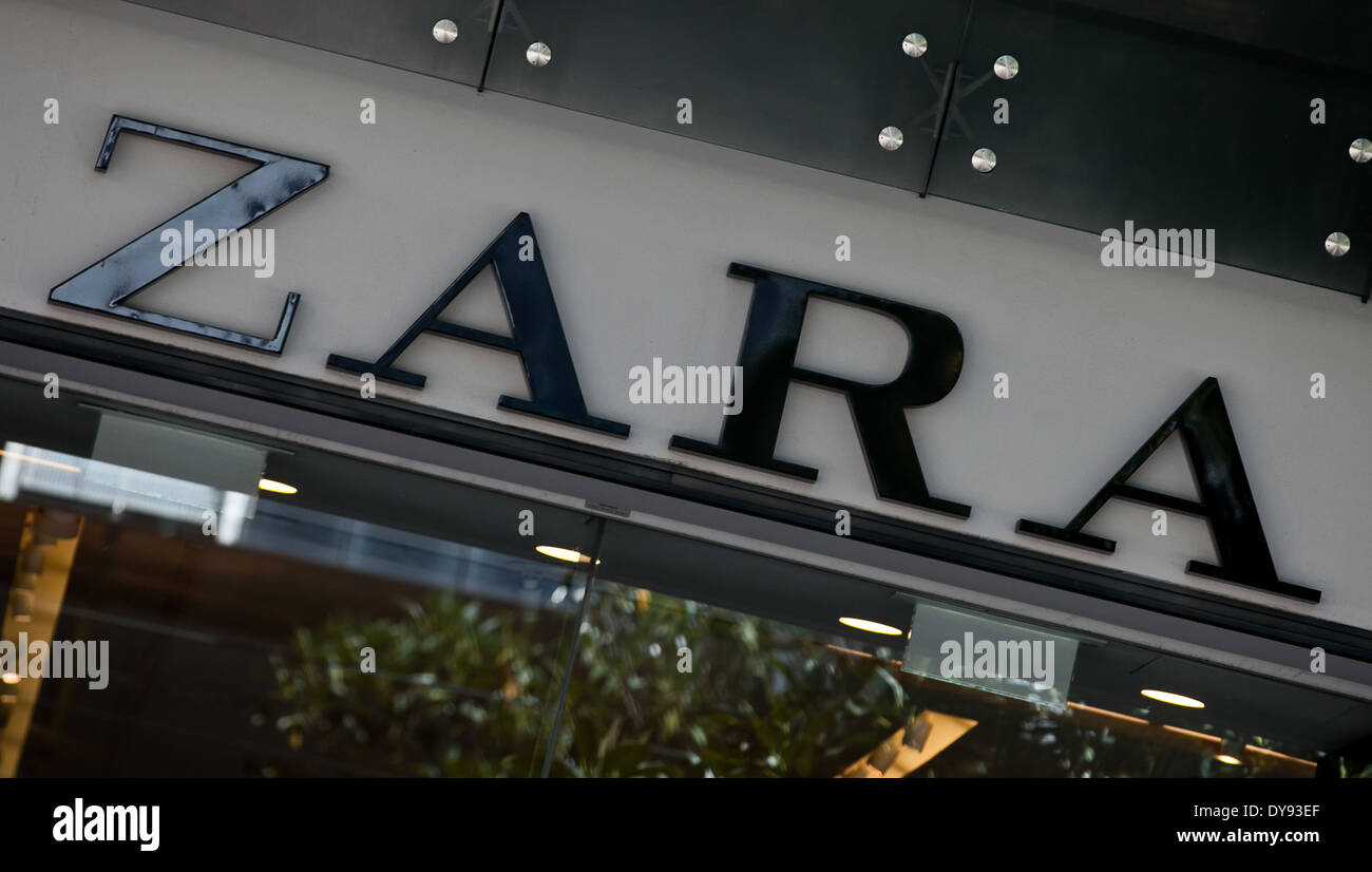 Zara store, Melbourne Stock Photo Alamy