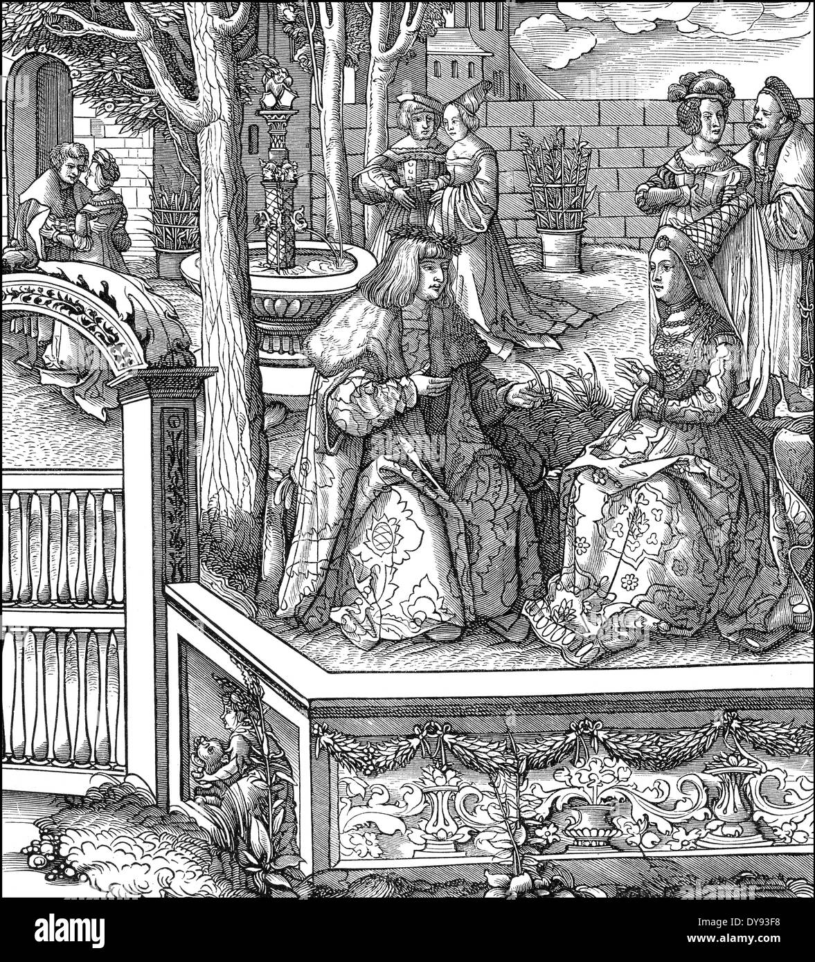 Maximilian I von Habsburg and his wife Maria from Burgundy, 1459 1519