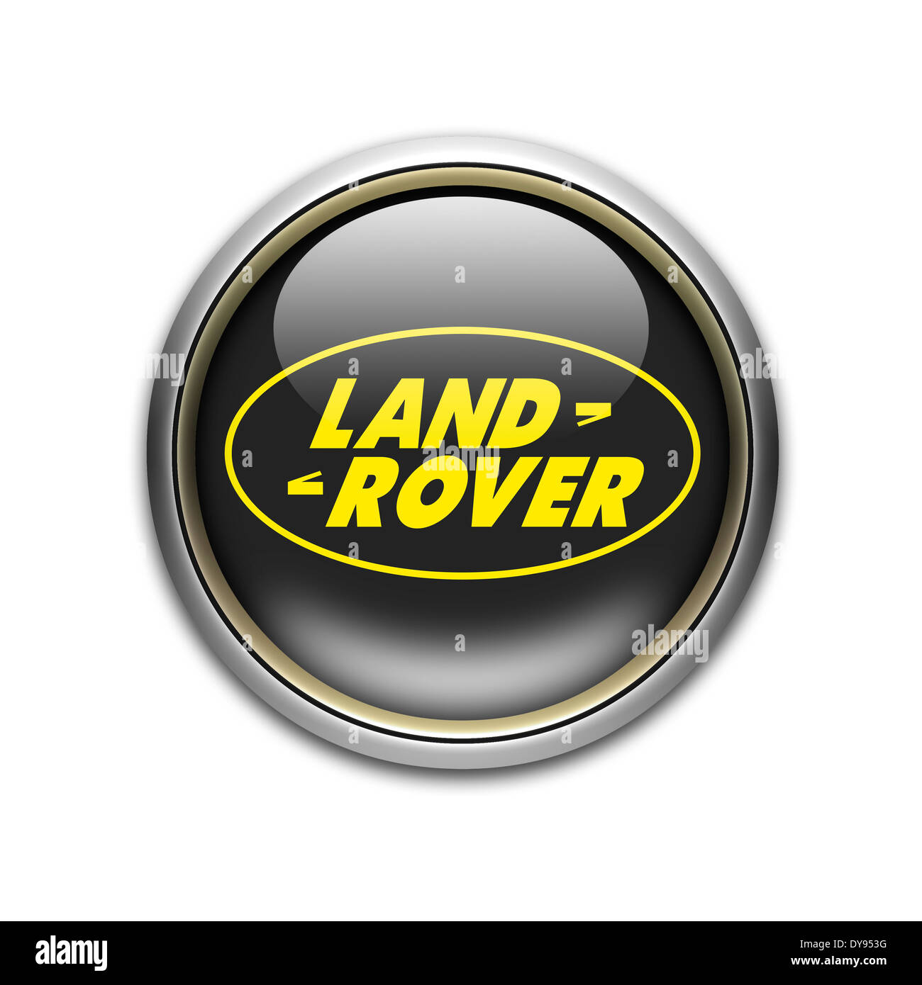 Land Rover logo icon symbol emblem flag Stock Photo - Alamy
