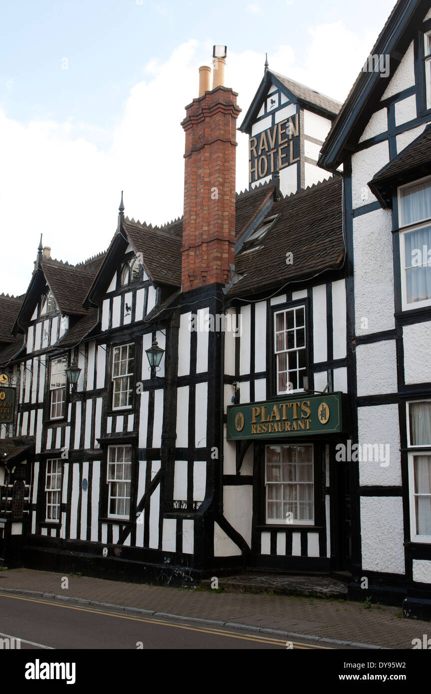 The Raven Hotel, Droitwich Spa, Worcestershire, England, UK Stock Photo