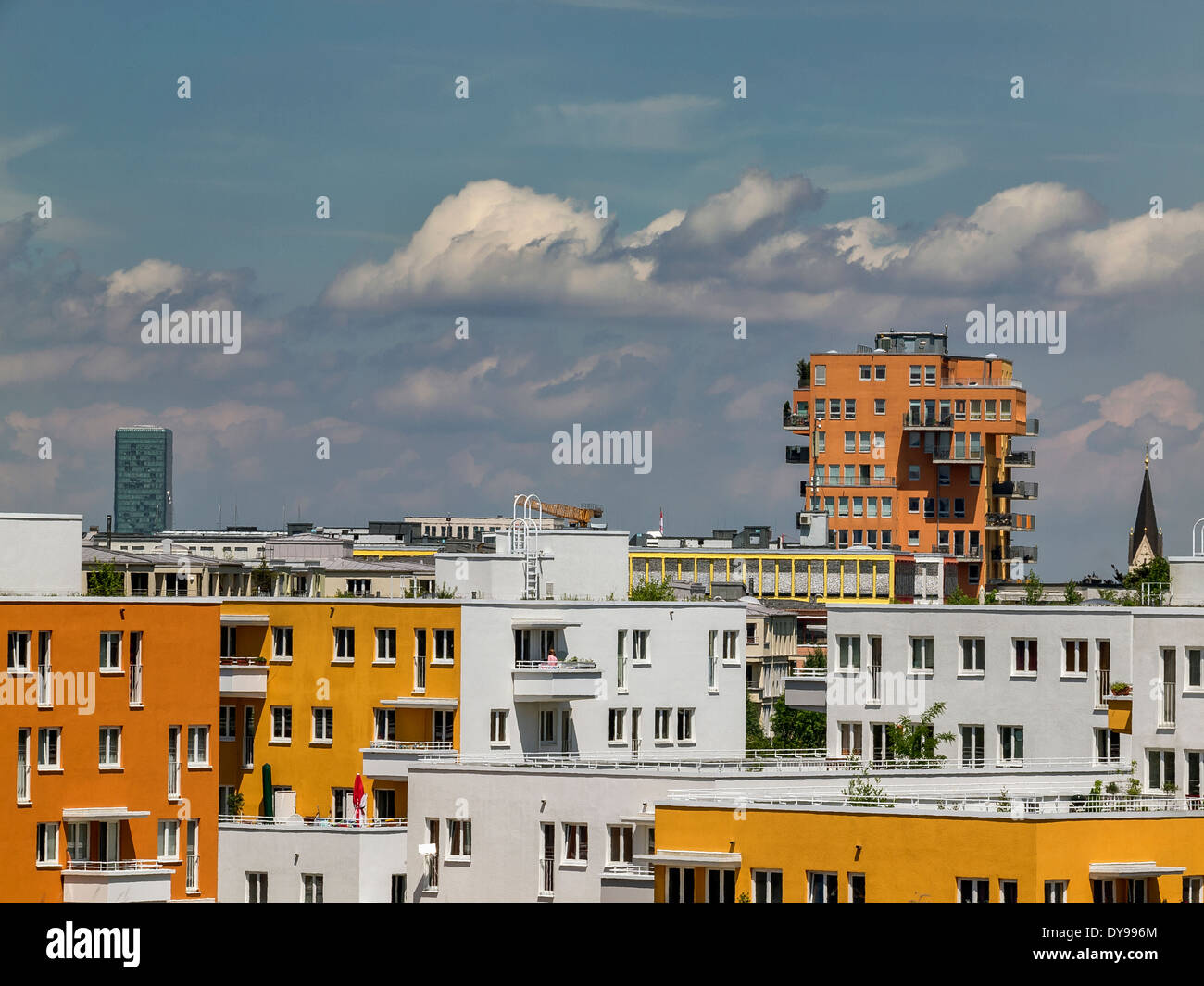 Residential complex, Munich, Germany Stock Photo
