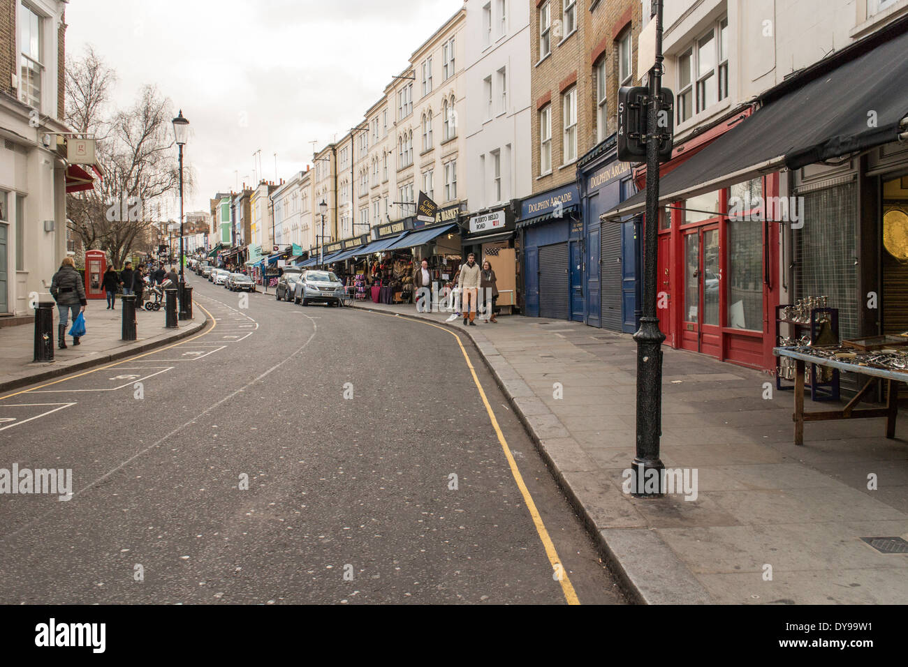 Portobello Road, London Stock Photo Alamy