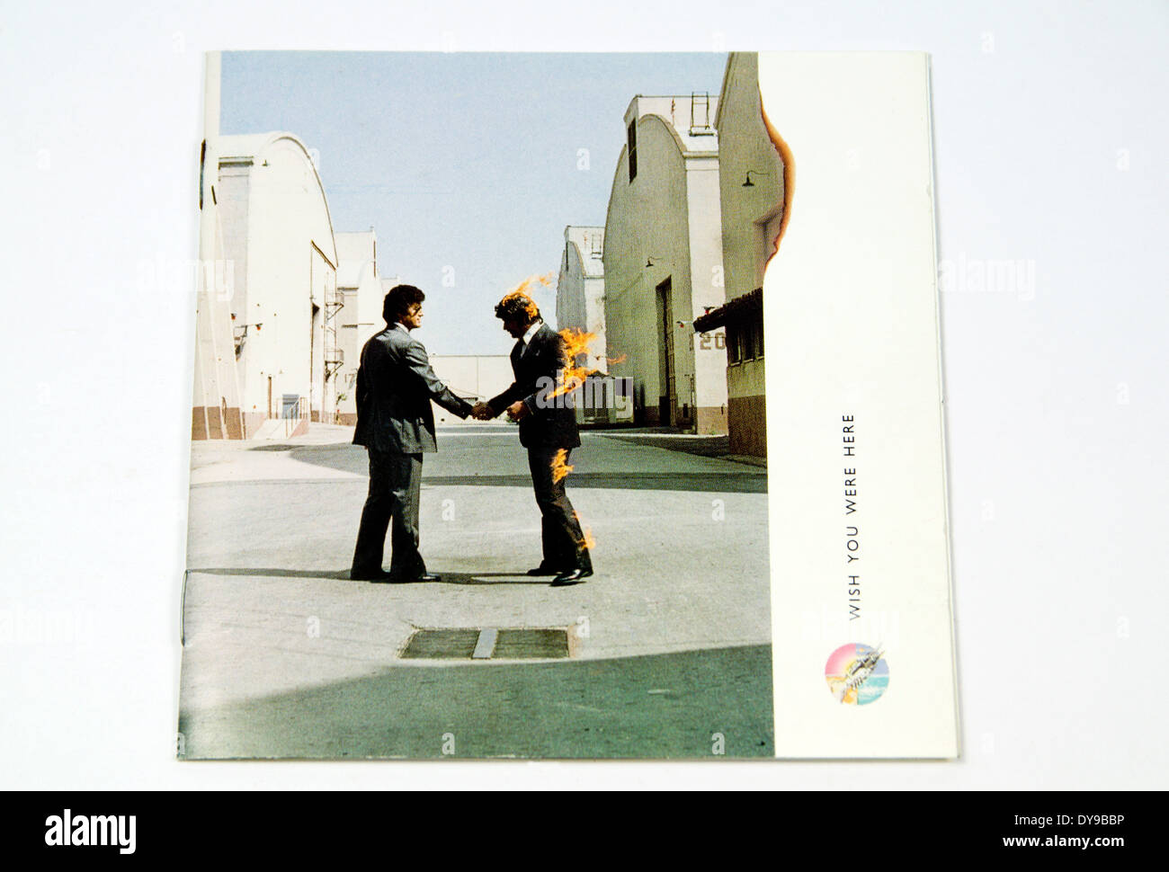 Pink Floyd Wish You Were Here album Stock Photo