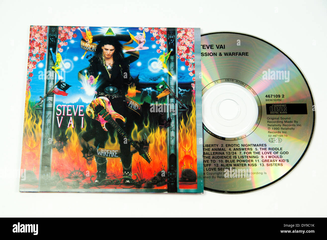 Steve Vai Passion and Warfare album Stock Photo