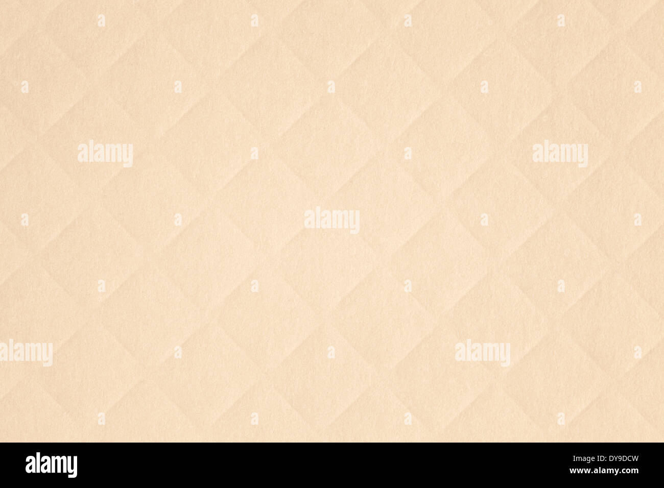 ecru paper background or diamond pattern soft texture Stock Photo