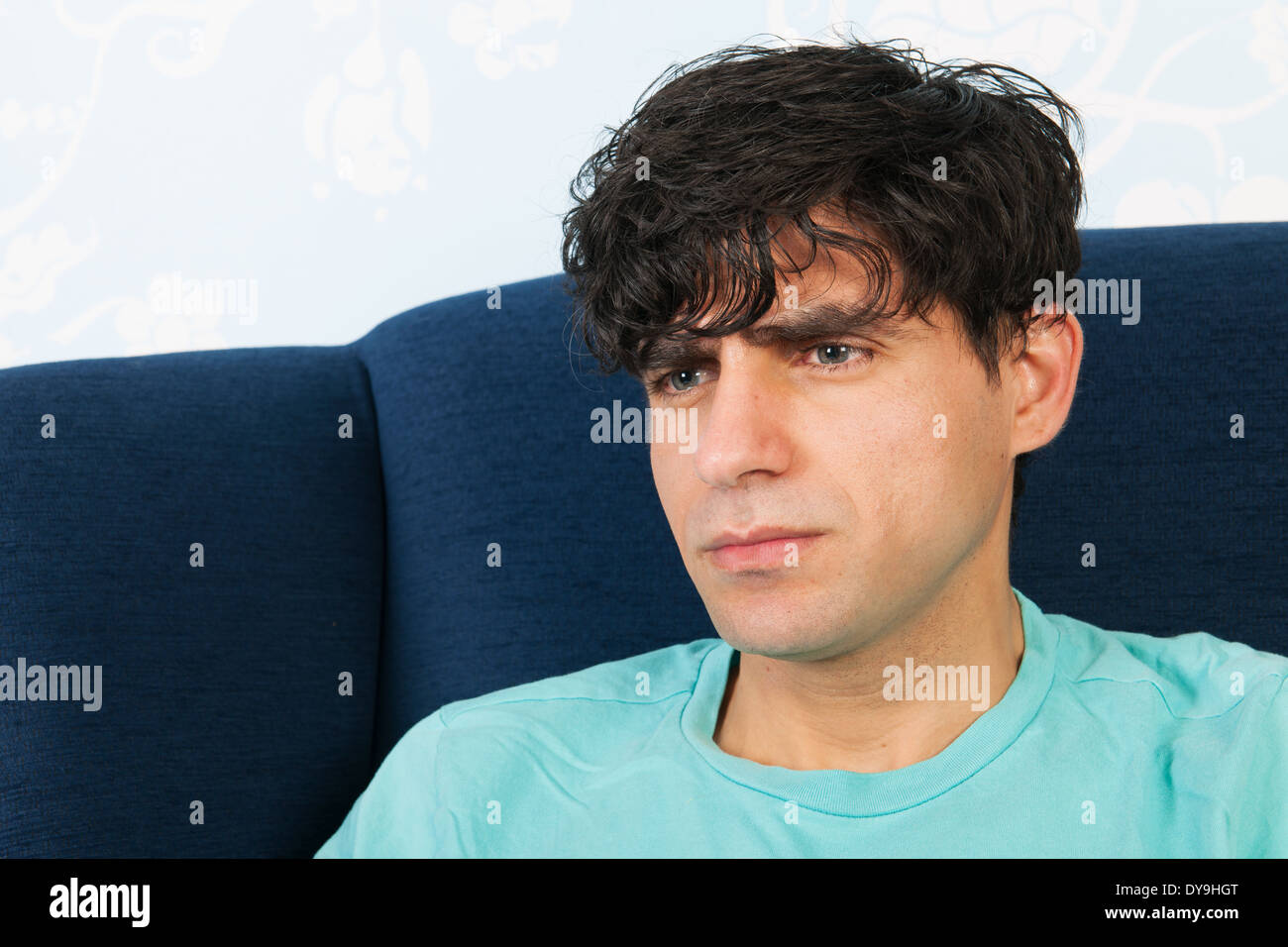 Young black man thinking something hi-res stock photography and images ...