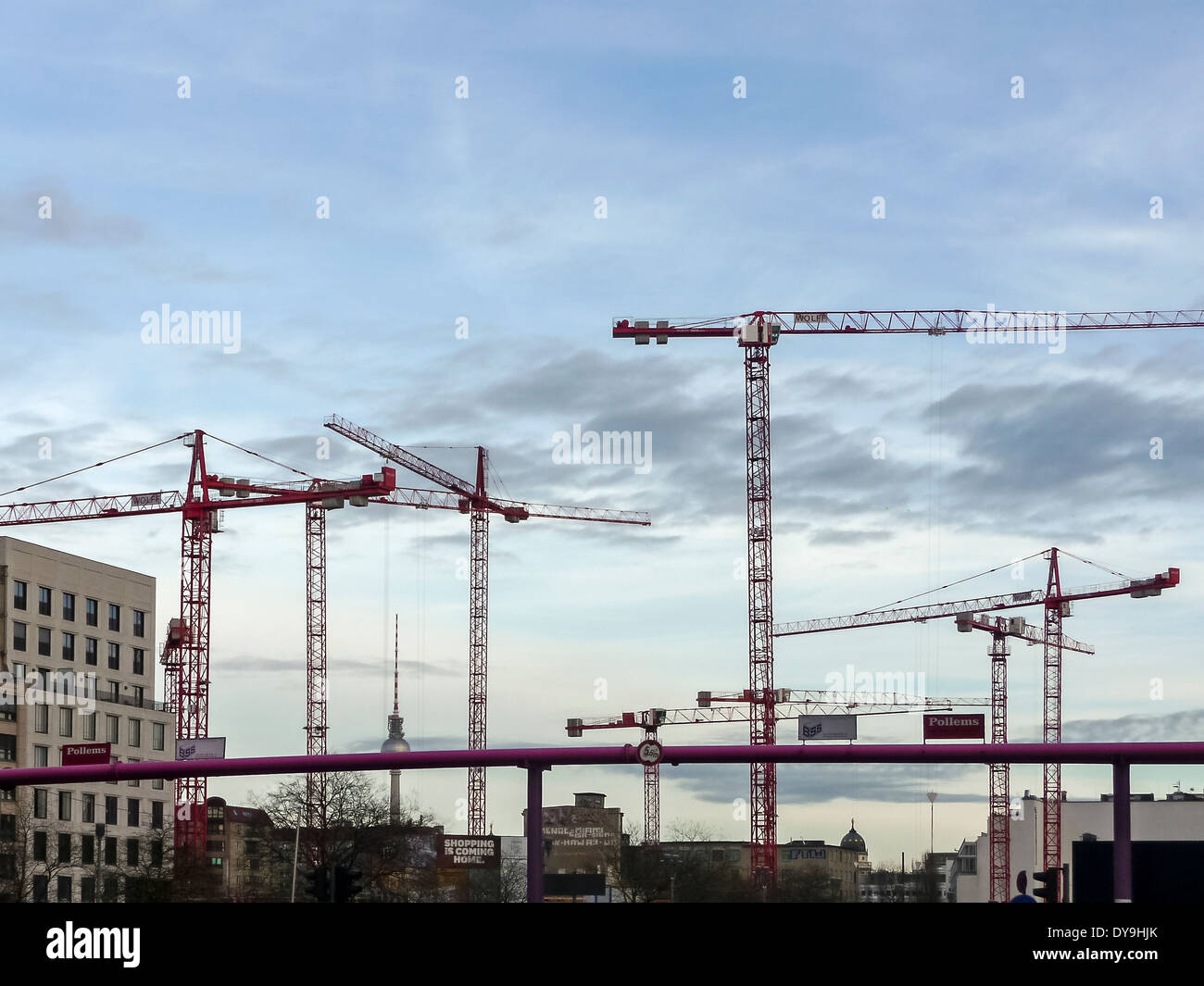Construction site, Berlin, Germany Stock Photo Alamy