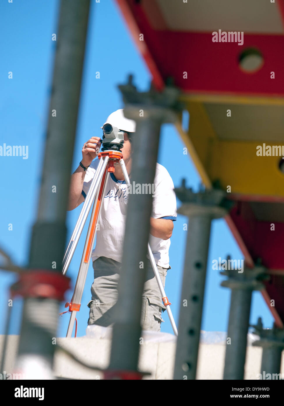 Surveying Stock Photo