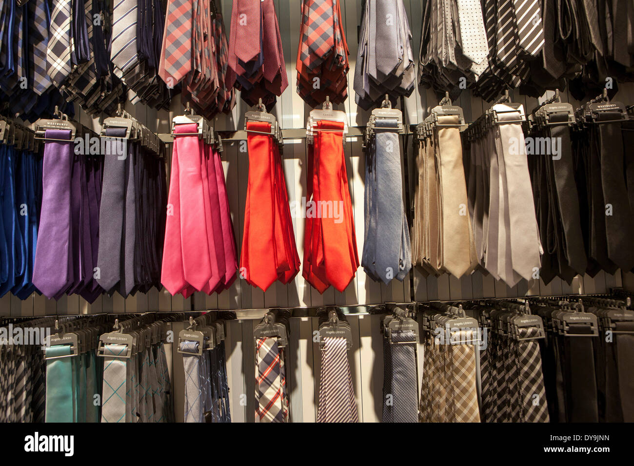 Ties shop, Store Stock Photo Alamy