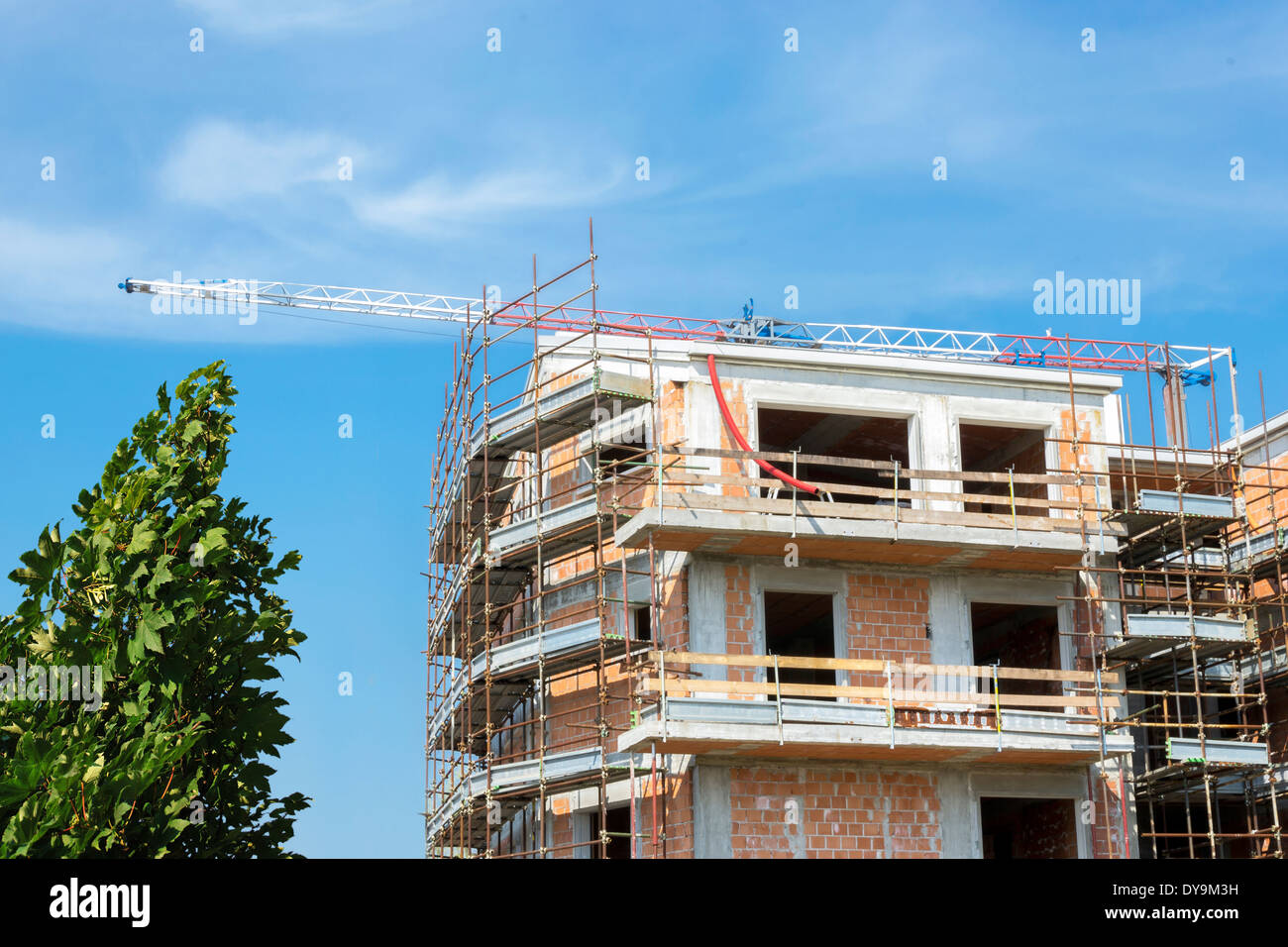 New apartments under construction hi-res stock photography and images ...