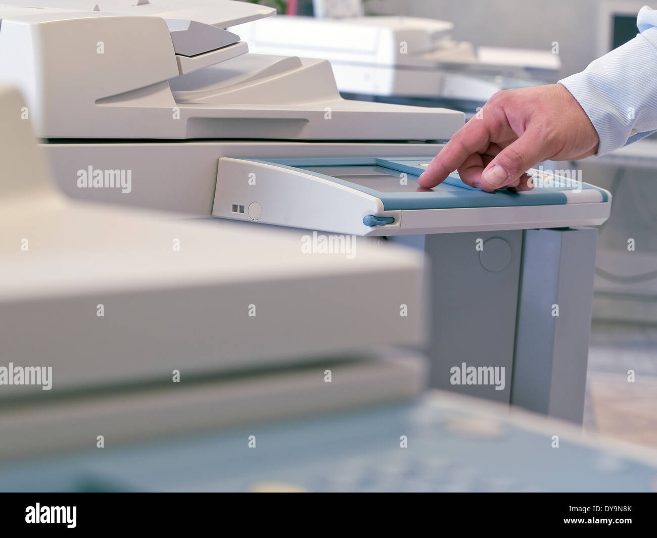 People using photocopier hi-res stock photography and images - Alamy
