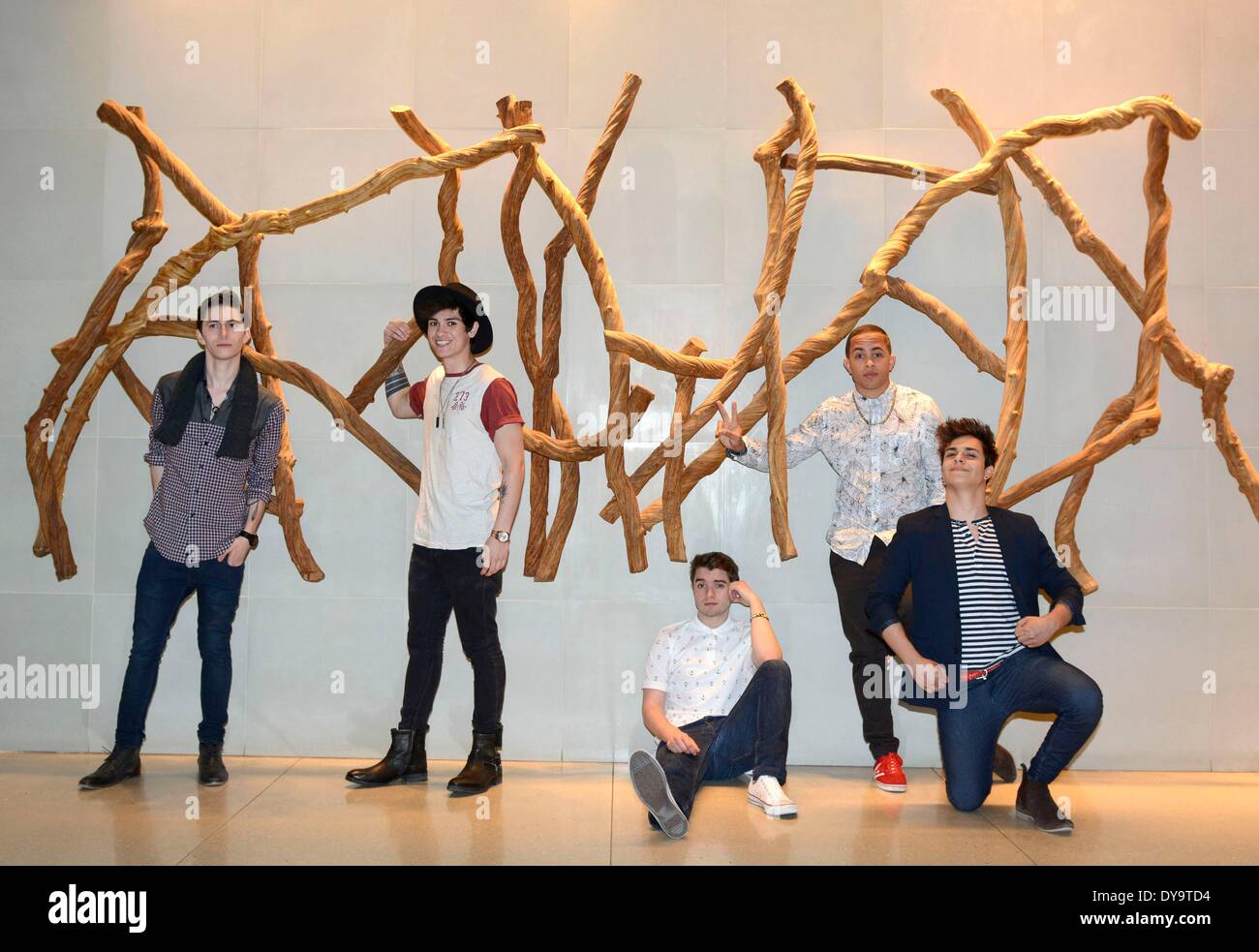 New York, NY, USA. 10th Apr, 2014. Colton Rudloff, Eric Secharia ...