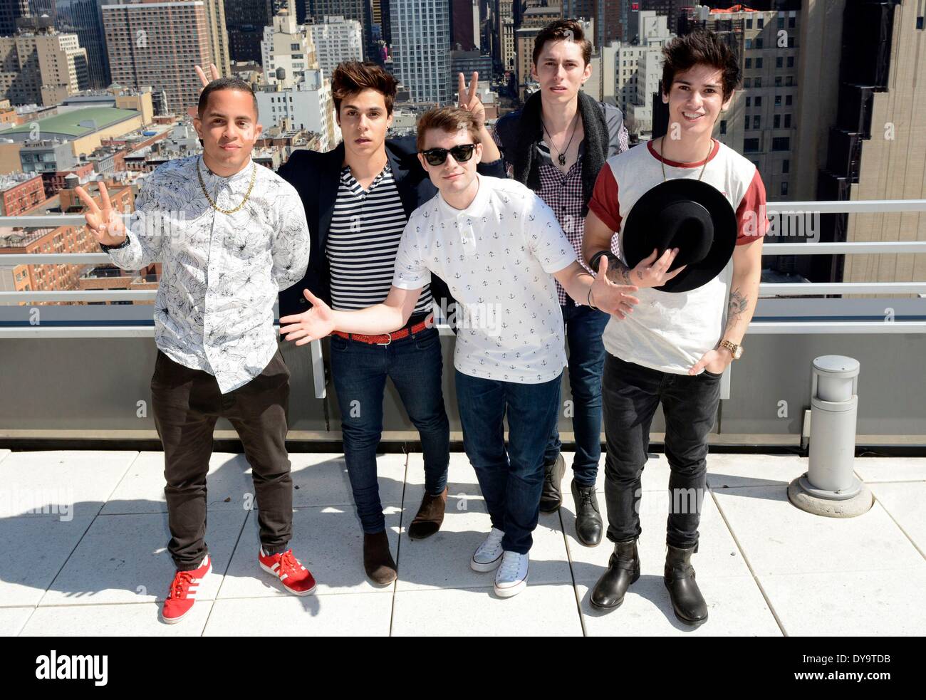 New York, NY, USA. 10th Apr, 2014. Colton Rudloff, Eric Secharia ...